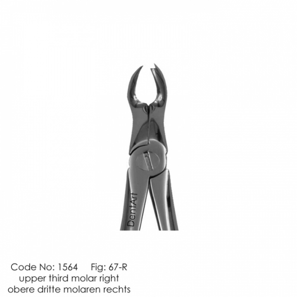Extraction Forceps. Fig No.67 R - UK Type